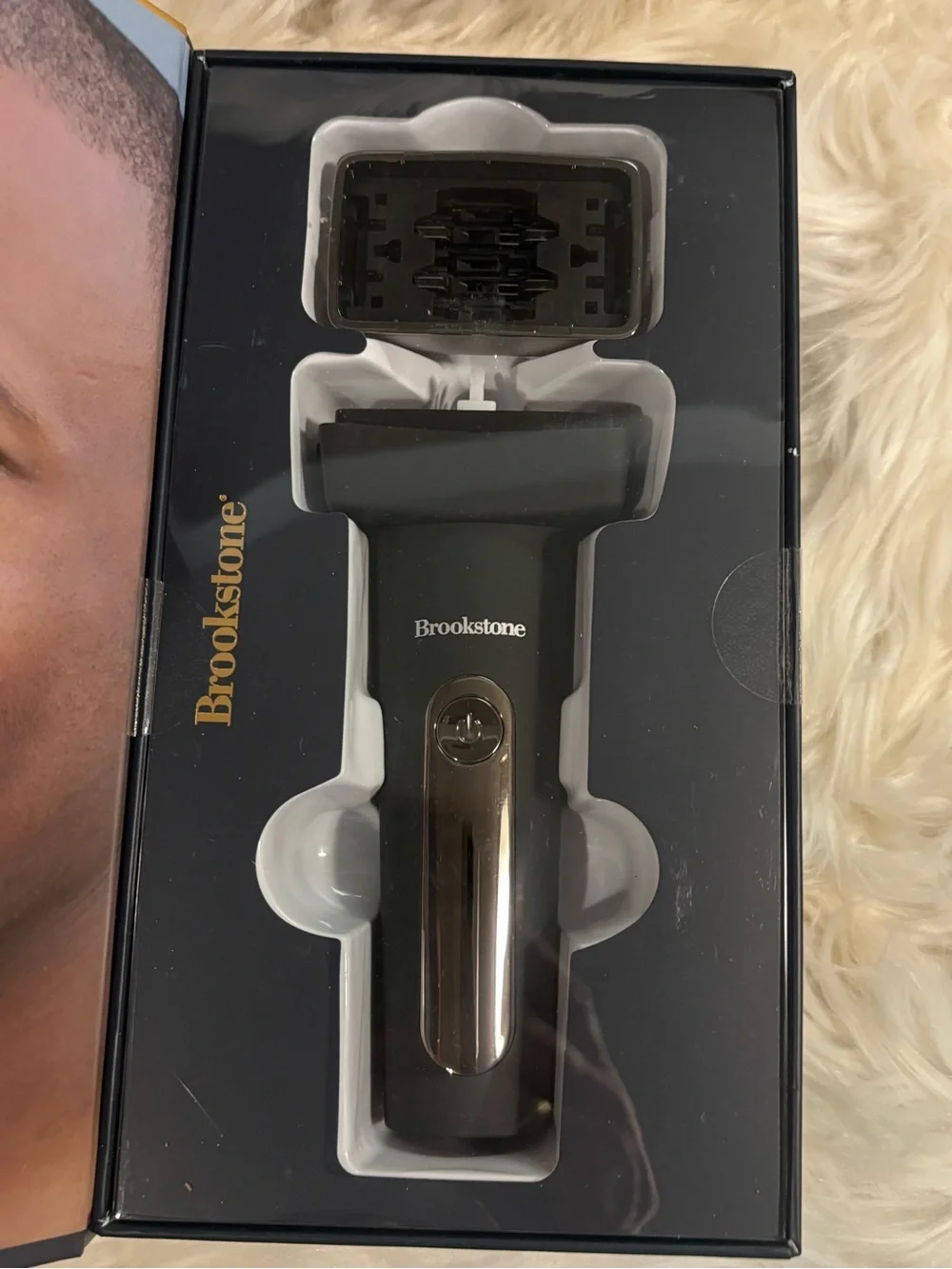 Brookstone Electric Foil Face Shaver 5-Blade Electric Razor for Men